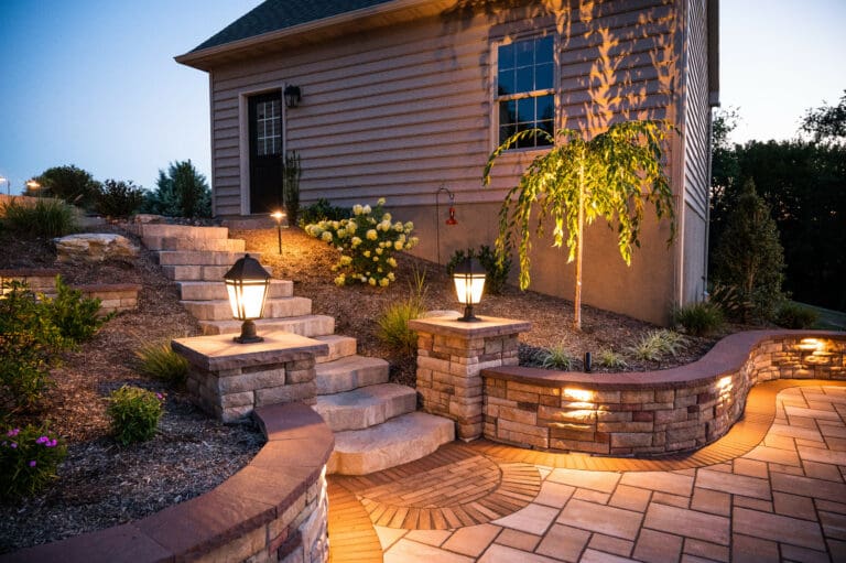 Discover Hardscape Lighting Solutions - A Plus Landscaping