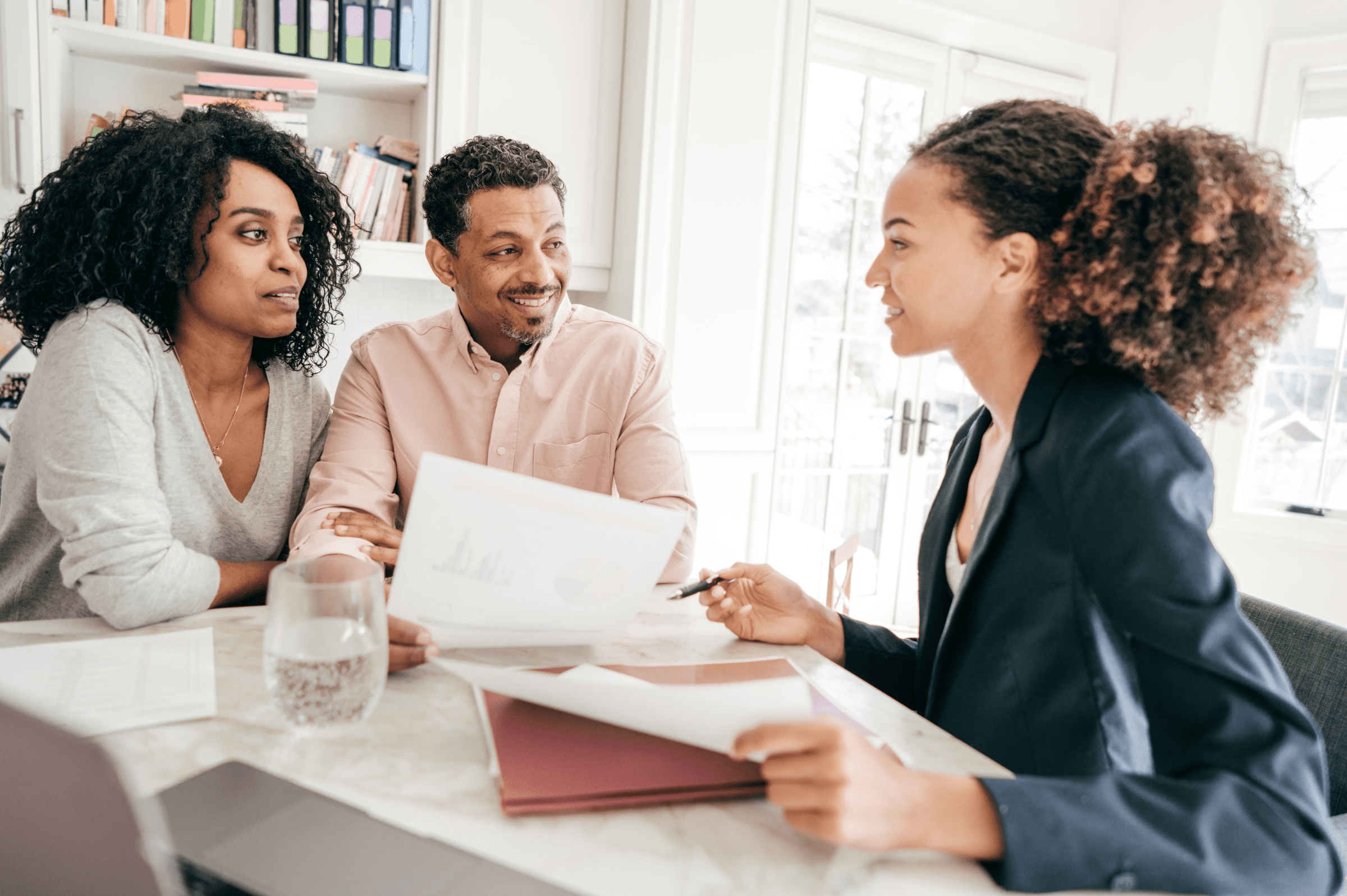 People getting a loan