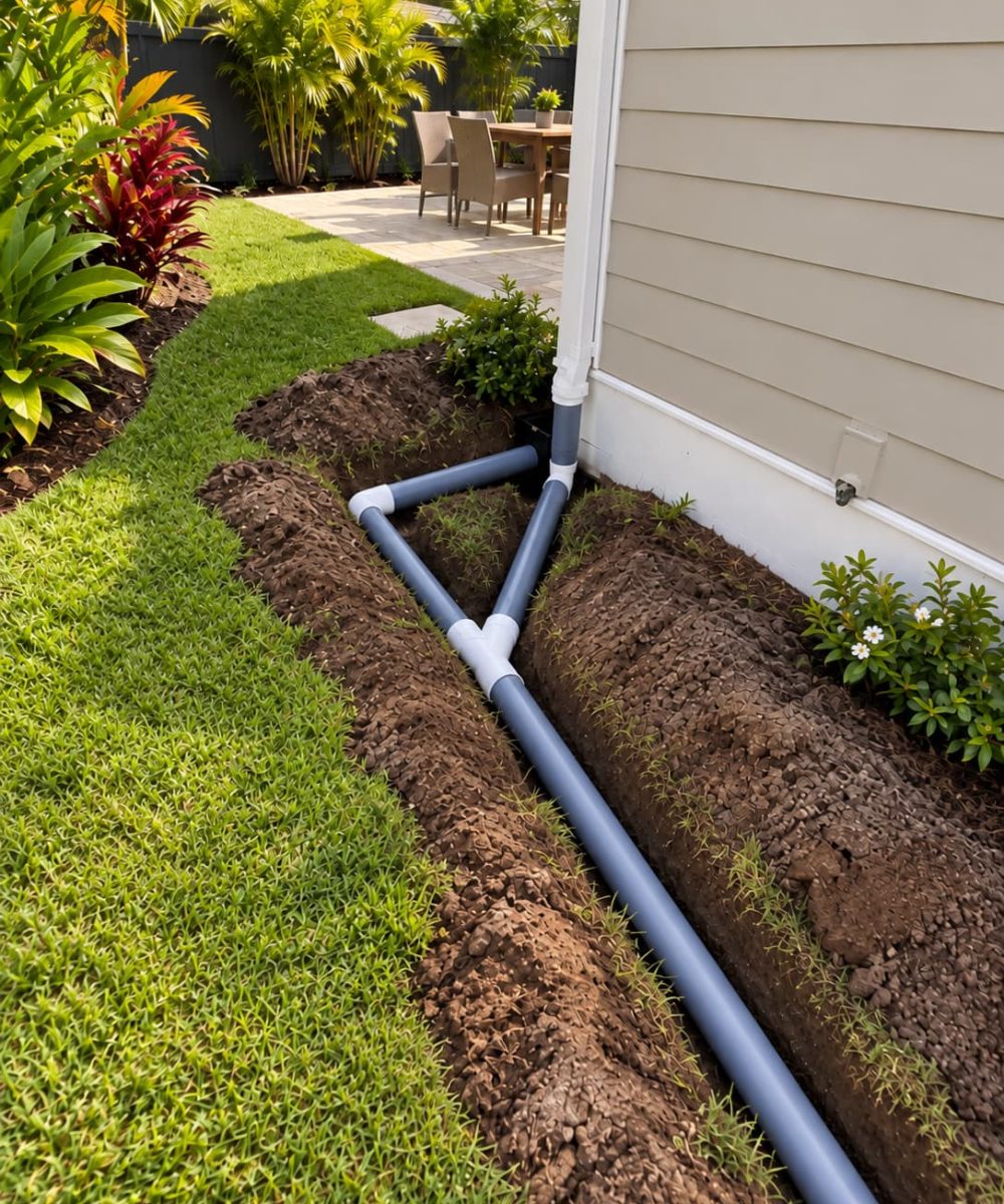 downspout runoff